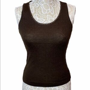 Evelyn wool brown vest size S